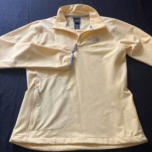 THE NORTH FACE - 1/4 Zip Pullover TNF APEX‎ Jacket Yellow - Size Medium